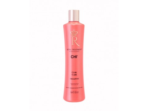 CHI Royal Treatment Šampūnas garbanotiems plaukams su taukmedžių sviestu „Curl Care“ 355 ml.